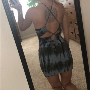 Urban outfitters tight backless mini dress XS